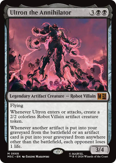 Ultron the Annihilator [MSC-668] - [Commander: Marvel Super Heroes] (English)