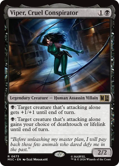 Viper, Cruel Conspirator (673) [Marvel Super Heroes]