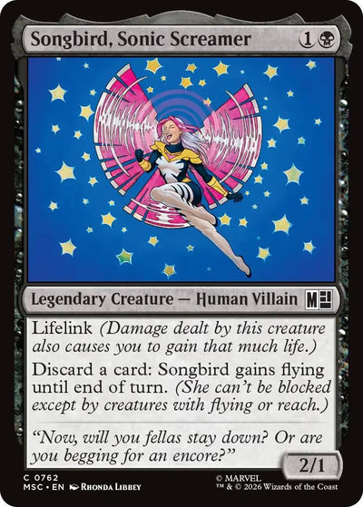 Songbird, Sonic Screamer (762) [Marvel Super Heroes]