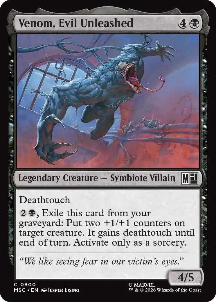 Venom, Evil Unleashed (800) [Marvel Super Heroes]