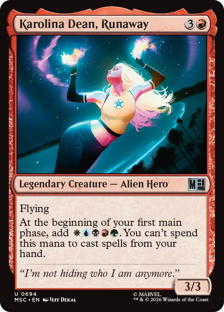 Karolina Dean, Runaway (694) [Marvel Super Heroes]