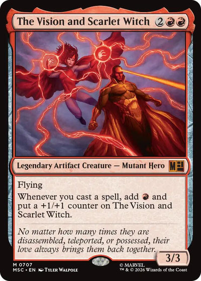 The Vision and Scarlet Witch [MSC-707] - [Commander: Marvel Super Heroes] (English)