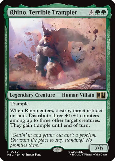 Rhino, Terrible Trampler (730) [Marvel Super Heroes]