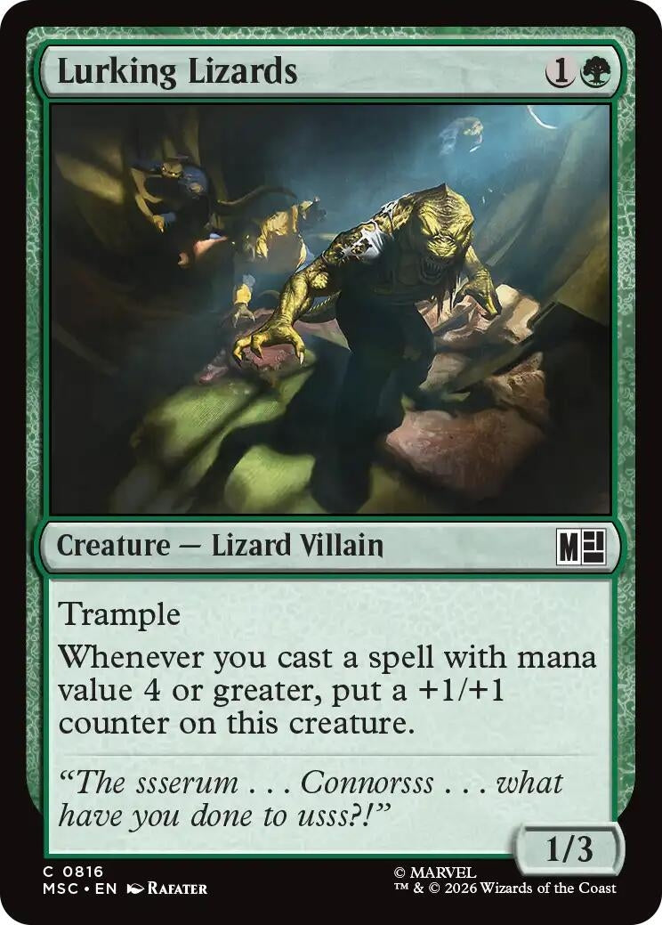 Lurking Lizards (816) [Marvel Super Heroes]