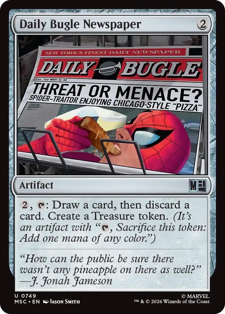 Daily Bugle Newspaper (749) [Marvel Super Heroes]
