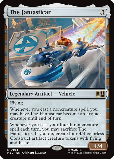 The Fantasticar [MSC-104] - [Commander: Marvel Super Heroes] (English)