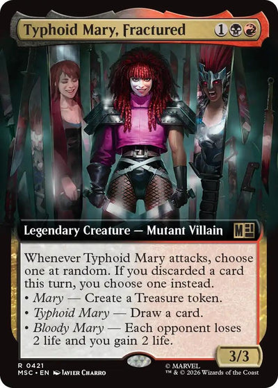 Typhoid Mary, Fractured (Extended Art) (421) [Marvel Super Heroes]