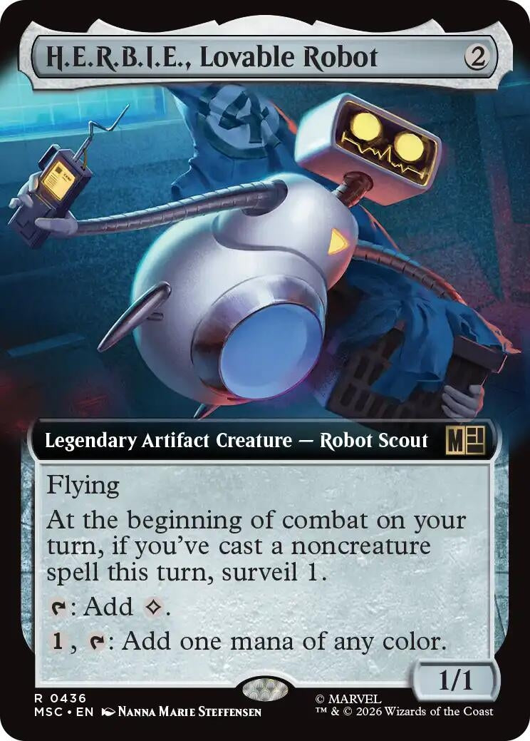 H.E.R.B.I.E., Lovable Robot (Extended Art) (436) [Marvel Super Heroes]