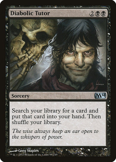 Diabolic Tutor [M14-95] - [Magic 2014 (M14)] (English)