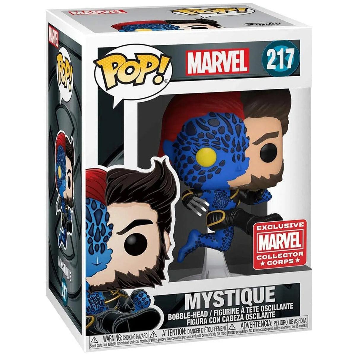Funko Pop! Marvel: X-Men – Mystique (Transforming) #217 (Marvel Collector Corps Exclusive)
