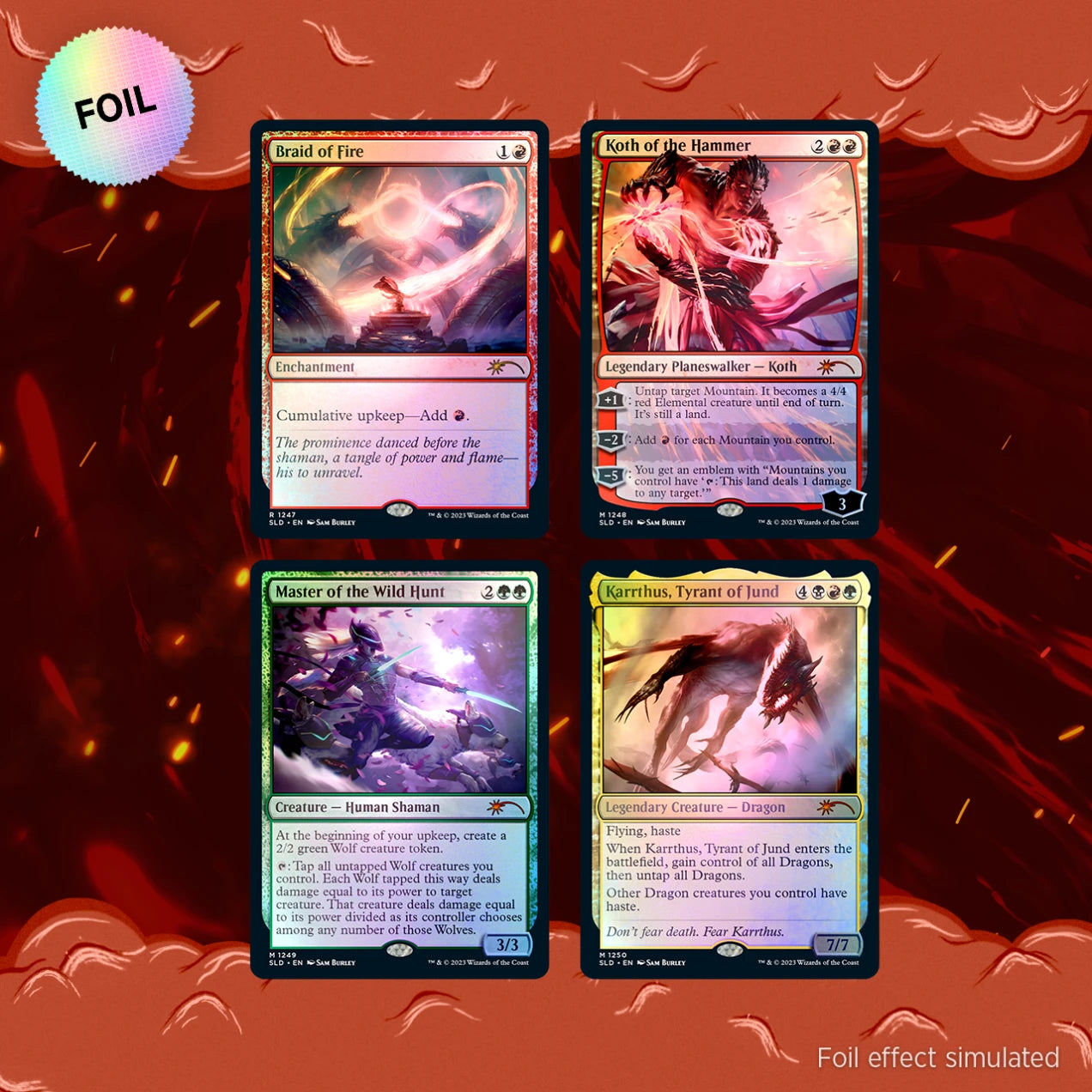 Secret Lair Drop: Artist Series: Sam Burley - Traditional Foil Edition [SLD - N/A]
