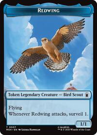 Redwing // Zabu Double-Sided Token [MSH-007/016] - [Marvel Super Heroes] (English)
