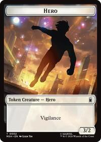 Hero // Robot Villain Double-Sided Token [MSH-002/020] - [Marvel Super Heroes] (English)