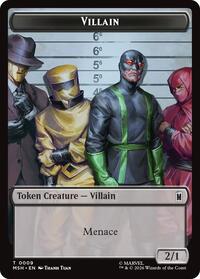 Villain // Soldier Double-Sided Token [MSH-009/003] - [Marvel Super Heroes] (English)