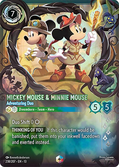 Mickey Mouse & Minnie Mouse - Adventuring Duo (Enchanted)