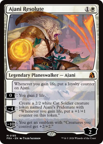 Ajani Resolute [FRA-195] - [Reality Fracture] (English)