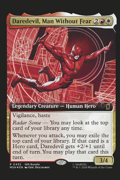 Daredevil #4 Classified Artist Magic: The Gathering Variant