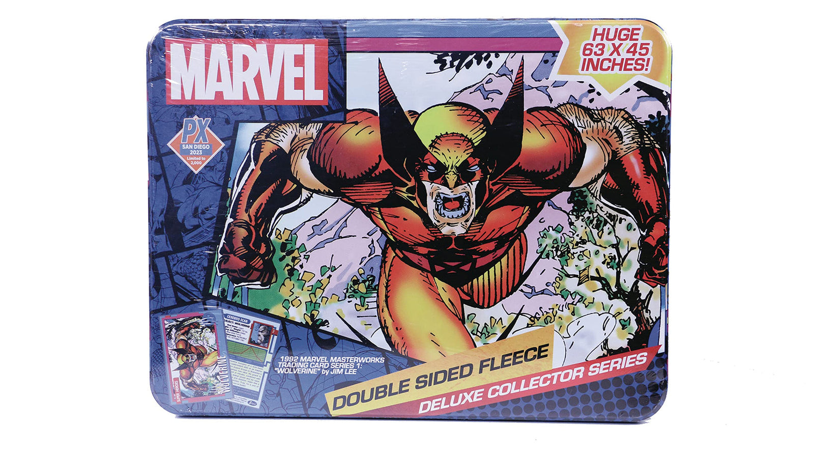 Marvel Wolverine 63-Inch x 45-Inch Deluxe Fleece Blanket [SDCC 2023]
