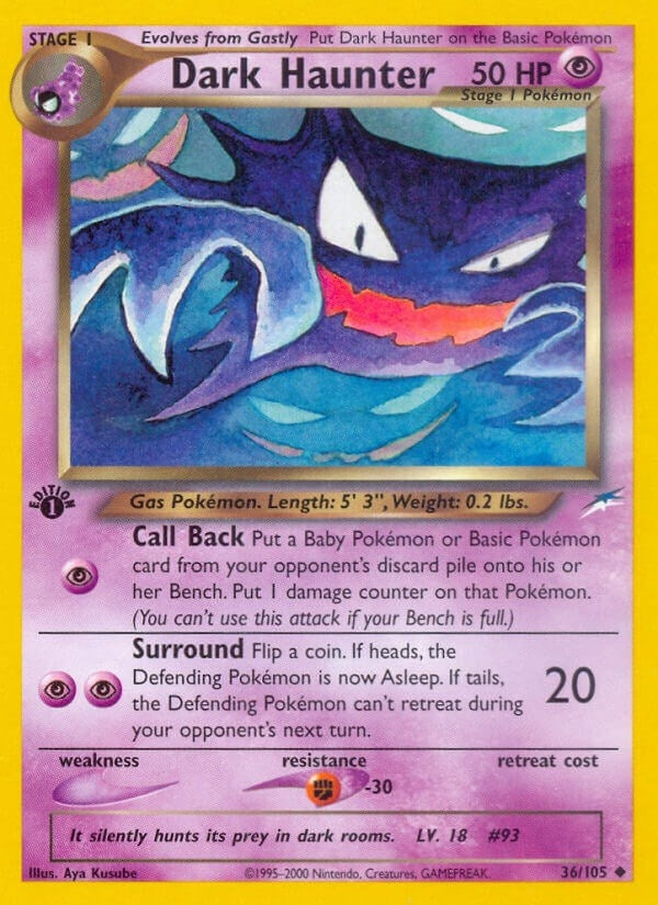 Image for Dark Haunter (036/105) [Neo Destiny] - Pokemon