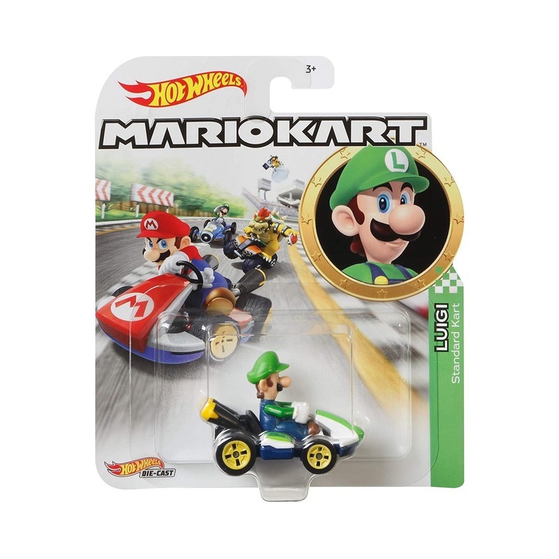 Mattel Hot Wheels Luigi Standard Kart Vehicle