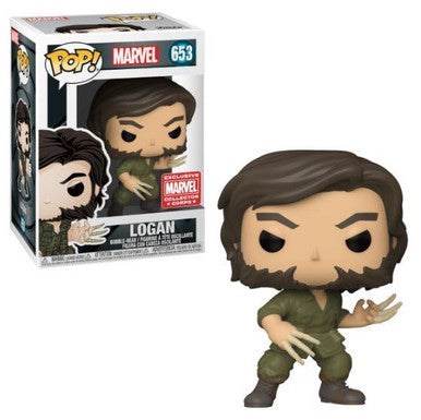 Funko Pop! Marvel: Logan (Bone Claws) #653 - Marvel Collector Corps Exclusive