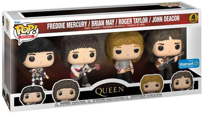 Funko Pop! Rocks: Queen 4-Pack — Walmart Exclusive