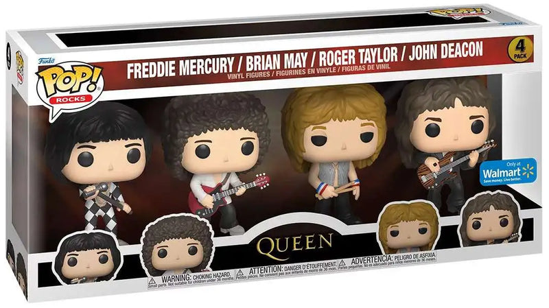 Funko Pop! Rocks: Queen 4-Pack — Walmart Exclusive