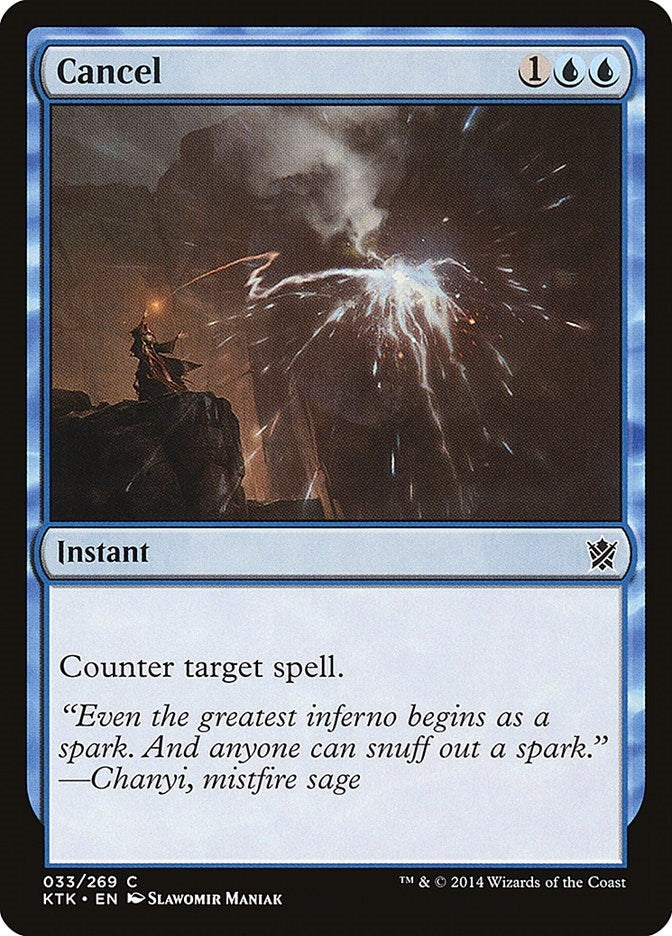 Cancel (33) [Khans of Tarkir]