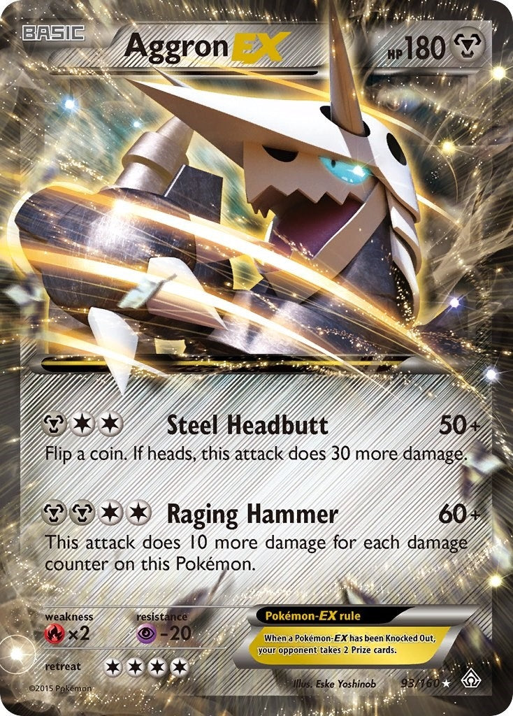 Image for Aggron EX (93/160) [XY - Primal Clash] - Pokemon