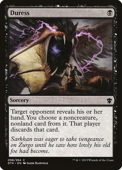 Duress [DTK-98] - [Dragons of Tarkir] (English)