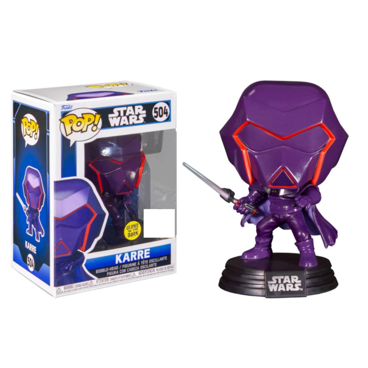 Funko Pop Star Wars Visions Karre #504 Glow in the Dark Target Exclusive