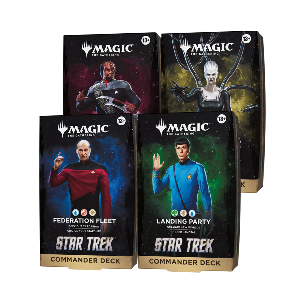 (Preorder) Magic: The Gathering - Star Trek Commander Deck Bundle