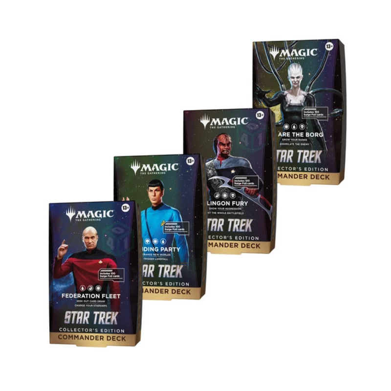 (Preorder) Magic: The Gathering - Star Trek Commander Deck Bundle - (Collector's Edition)