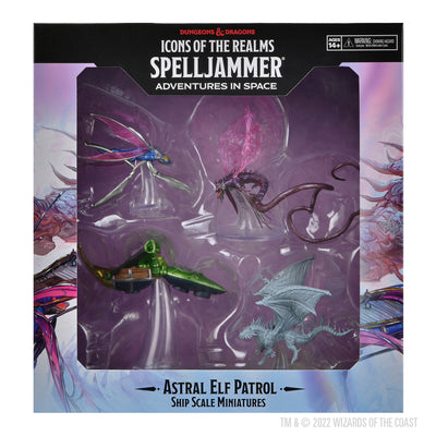 Dungeons & Dragons Miniatures: Icons of the Realms - Spelljammer Adventures in Space - Astral Elf Patrol