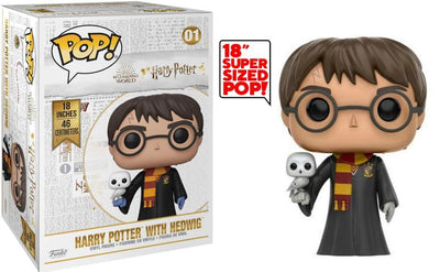 Funko Pop! Mega Harry Potter with Hedwig #03 18-inch vinyl figure in closed box