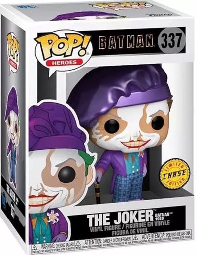 Funko Pop! Heroes: Batman (1989) – The Joker with Hat #337 – Chase