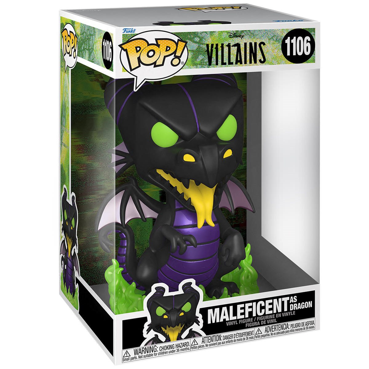 Funko Disney Villains Maleficent Dragon 10-Inch Jumbo Pop! Vinyl Figure