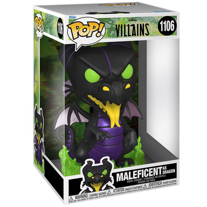 Funko Disney Villains Maleficent Dragon 10-Inch Jumbo Pop! Vinyl Figure