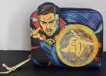 Loungefly Marvel Doctor Strange Multiverse Glow-in-the-Dark Zip-Around Wallet