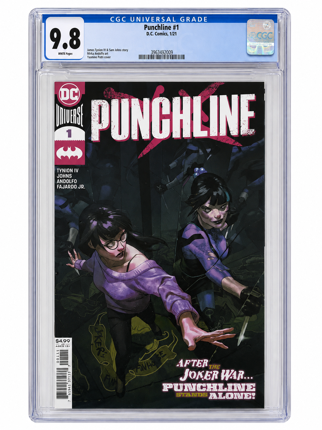 Punchline #1 Yasmine Putri Cover CGC 9.8 — Cert 3963492009