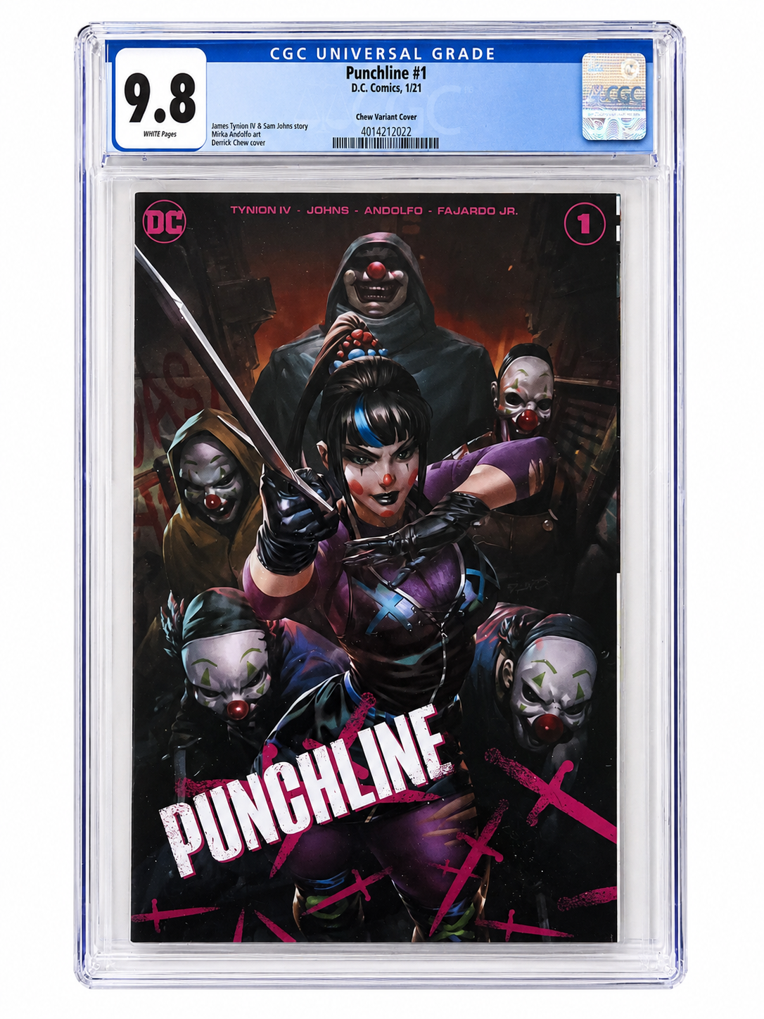 Punchline #1 Derrick Chew Variant CGC 9.8 cert 4014212022