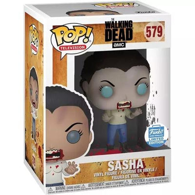 Funko Pop! Television The Walking Dead Sasha Walker #579 Funko Shop Exclusive in box