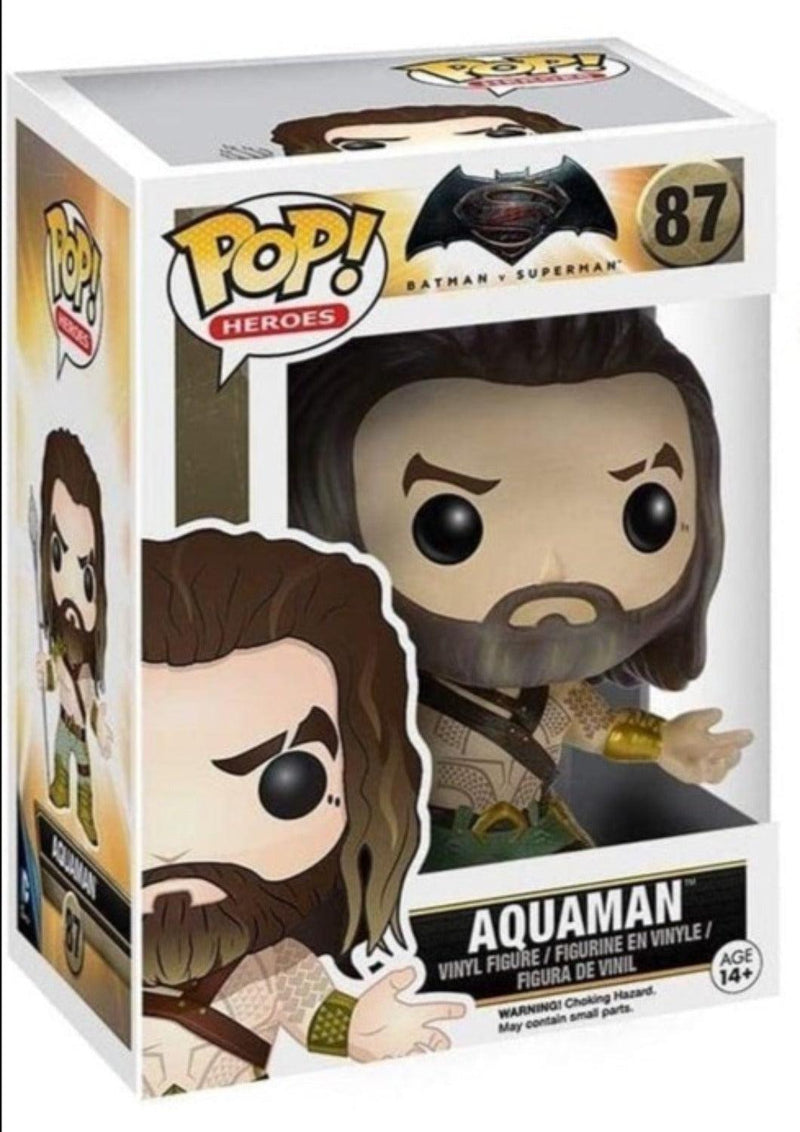 Funko Pop Heroes Batman v Superman Aquaman #87 DC Comics Vaulted