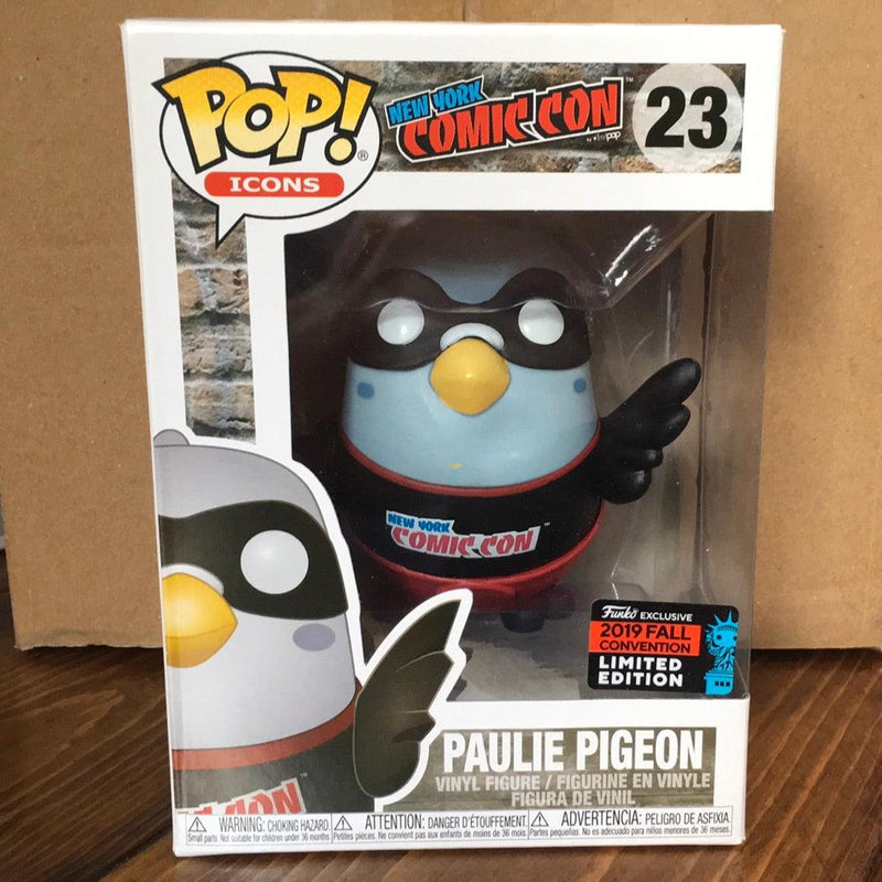 Funko Pop Icons Paulie Pigeon Black #23 NYCC 2019 Exclusive