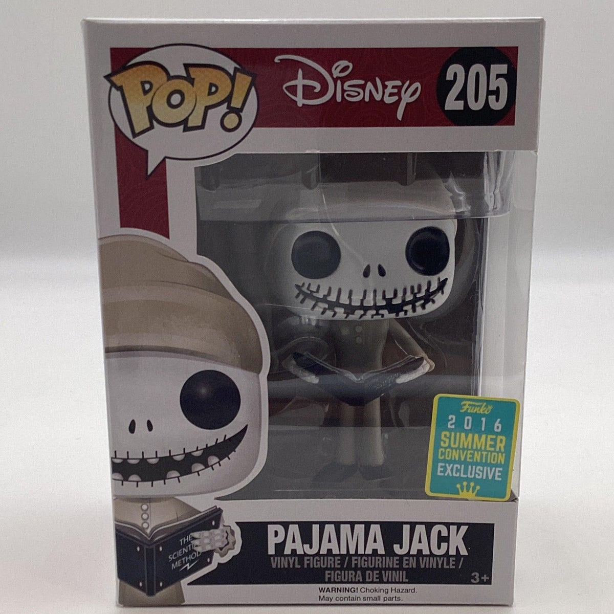 Funko Pop Disney Nightmare Before Christmas Pajama Jack number 205 in 2016 Summer Convention Exclusive box