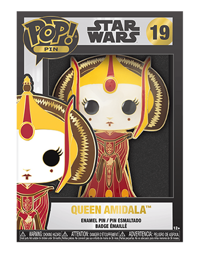 Funko POP! Pins: Star Wars Queen Amidala Large Enamel Pin #19