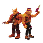 Teenage Mutant Ninja Turtles Arcade Bebop and Rocksteady Action Figure 2-Pack San Diego Comic-Con 2022 PX