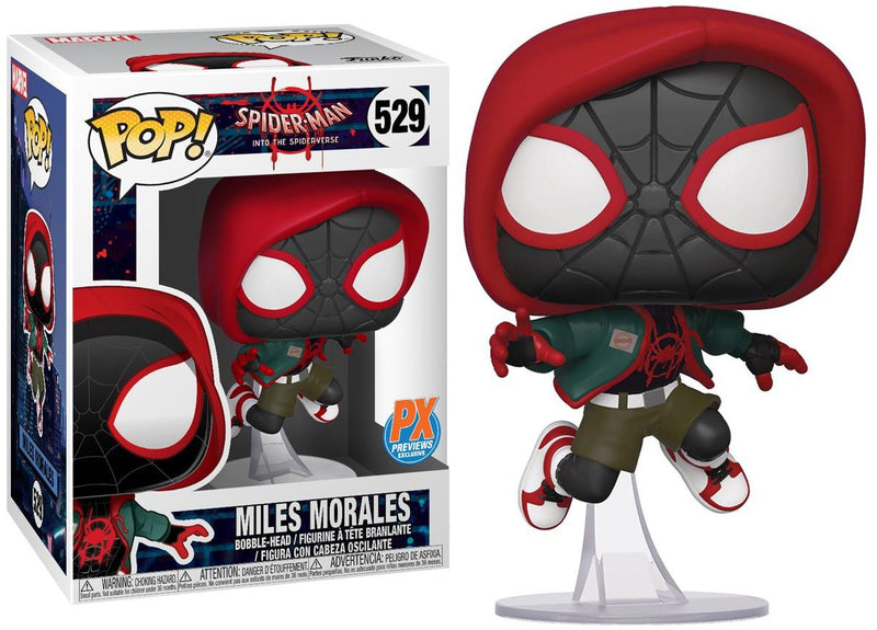 Funko Pop Marvel Miles Morales Casual #529 PX Previews Exclusive Spider-Verse