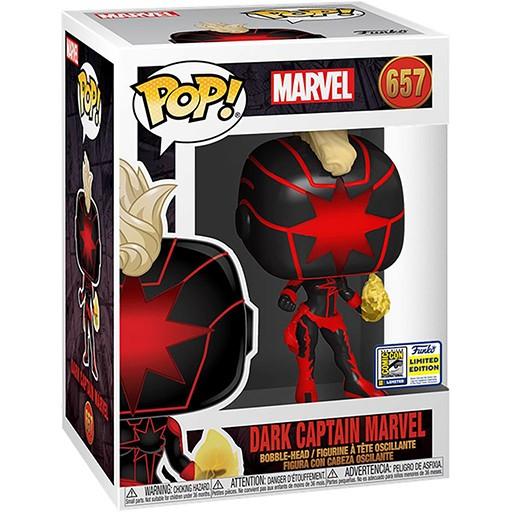 Funko Pop! Marvel: Dark Captain Marvel #657 (2020 Summer Convention Exclusive)