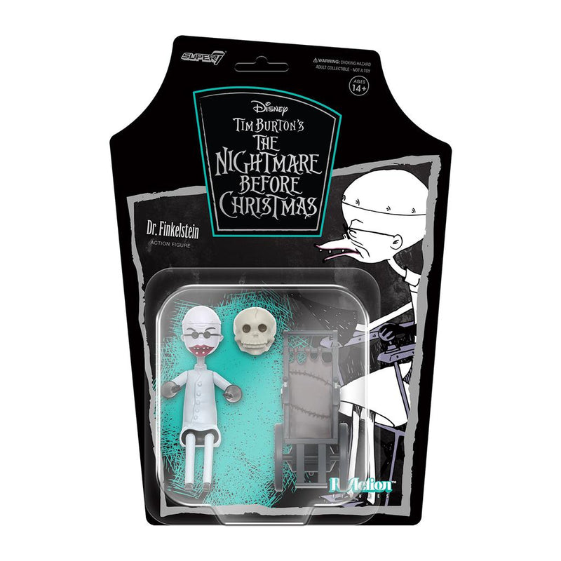 Super7 Nightmare Before Christmas Dr. Finkelstein ReAction Figure 3.75"